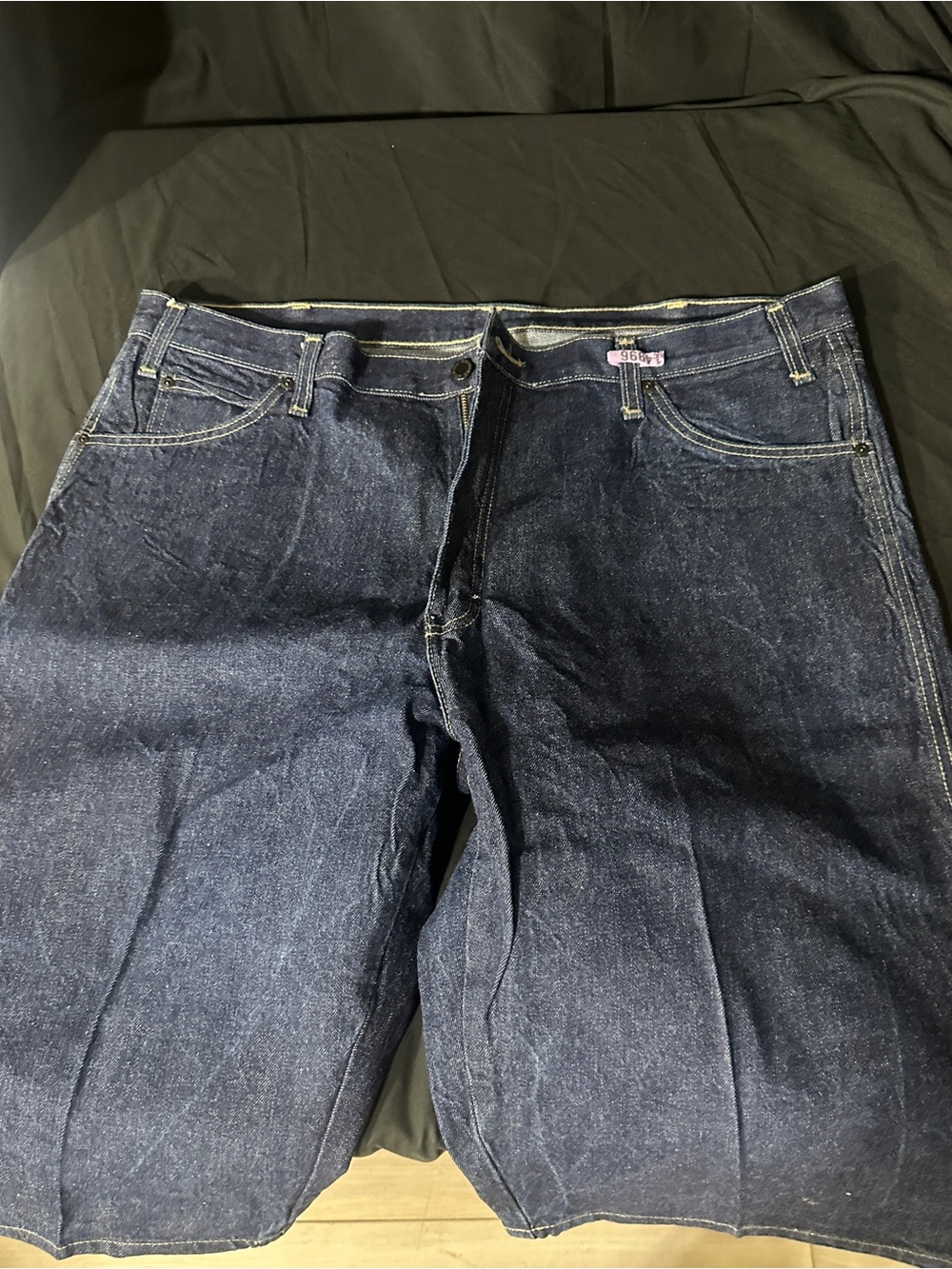 Men's Dark Blue Denim Jean shorts-dickies-size 40-#627